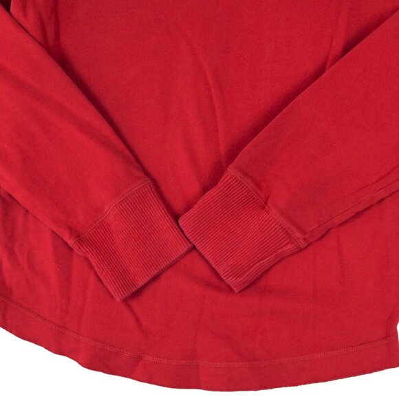 Abercrombie & Fitch A&F Embroidered Crewneck Sweatshirt Men’s M Red Muscle Prep - Picture 4 of 8